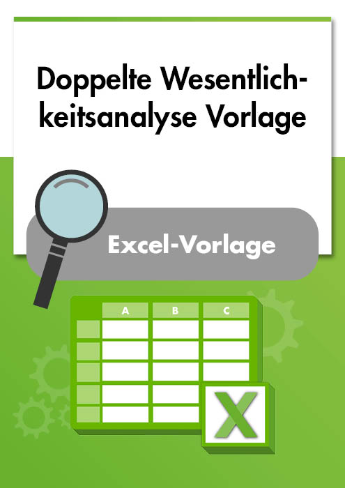 Wesentlichkeitsanalyse Vorlage Excel Inkl. Stakeholderanalyse | VOREST AG