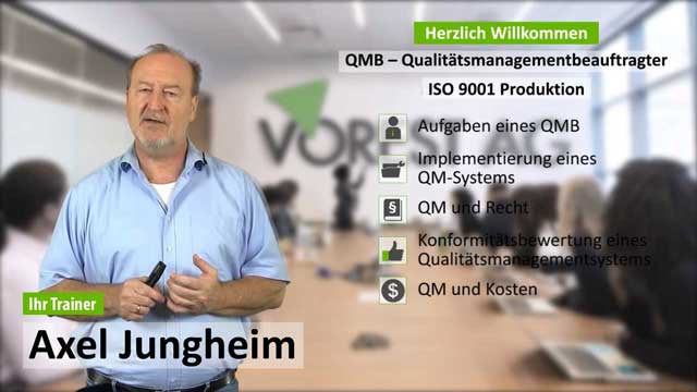 Präsenzschulung QMB ISO 9001